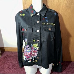 Ed Hardy  Custom Embroidered Jacket